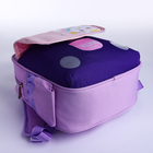 Рюкзак детский на молнии, 3 наружных кармана, цвет фиолетовый - фото 7101065