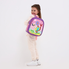 Рюкзак детский на молнии, 3 наружных кармана, цвет фиолетовый - фото 9540512