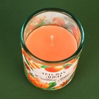 Новогодняя свеча в стакане «Теплых дней», аромат мандарин - Фото 2