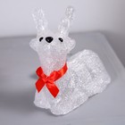 Светодиодная фигура «Оленёнок» 15×16×10 см, акрил, 20 LED, батарейки АА × 3 (не в комплекте), свечение белое - Фото 3