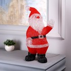 Светодиодная фигура «Дед Мороз» 21 × 45 × 17 см, акрил, 60 LED, 220 В, свечение белое - Фото 2