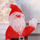 Светодиодная фигура «Дед Мороз» 21 × 45 × 17 см, акрил, 60 LED, 220 В, свечение белое - Фото 3