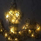 Фигура светодиодная "Снежинка", 40x0.5x40 см, 40 LED, ААх2 (не в компл.), Т/БЕЛЫЙ - фото 809676061