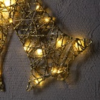 Фигура светодиодная "Колокольчик", 42.5x0.5x30 см, 30 LED, ААх2 (не в компл.), Т/БЕЛЫЙ - фото 809676064