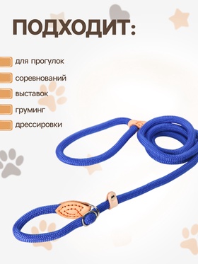 Ринговка для собак, 150×1.2 см, синяя