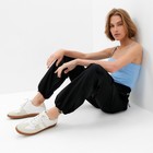 Брюки женские карго прямые MINAKU: Casual Collection, чёрные, размер 48  (артикул 9775612)  большой выбор товаров оптом и в розницу по низким ценам с доставкой