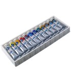 Краски темперные в тубах, набор 12 цветов х 18 мл, ЗХК "Мастер Класс", 16412095 - Фото 2