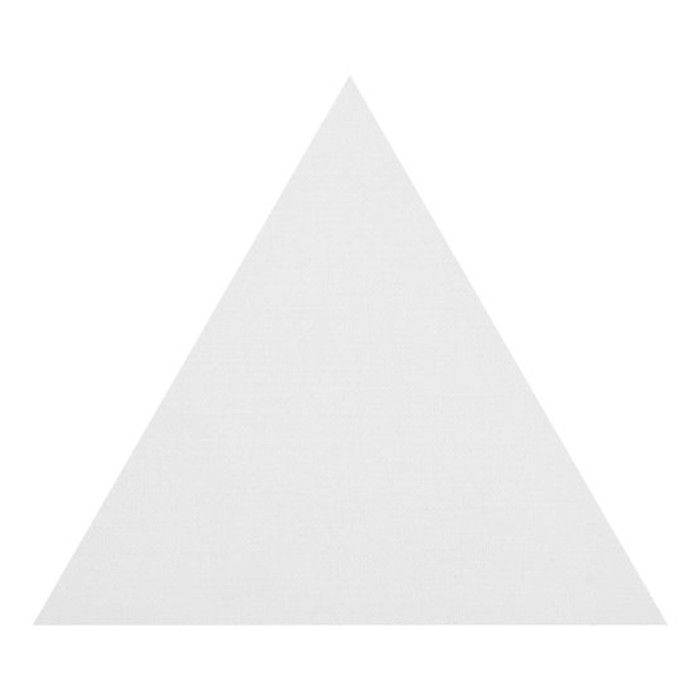 Холст на картоне хлопок 100%, треугольный 20 см, 3 мм, ЗХК "Сонет", акриловый грунт, среднее зерно, 142452068