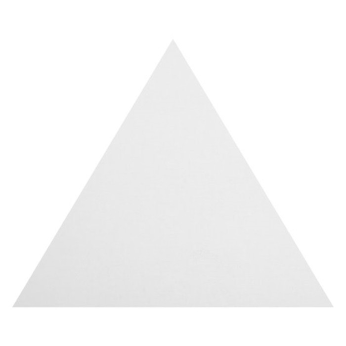 Холст на картоне хлопок 100%, треугольный 30 см, 3 мм, ЗХК "Сонет", акриловый грунт, среднее зерно, 142452069