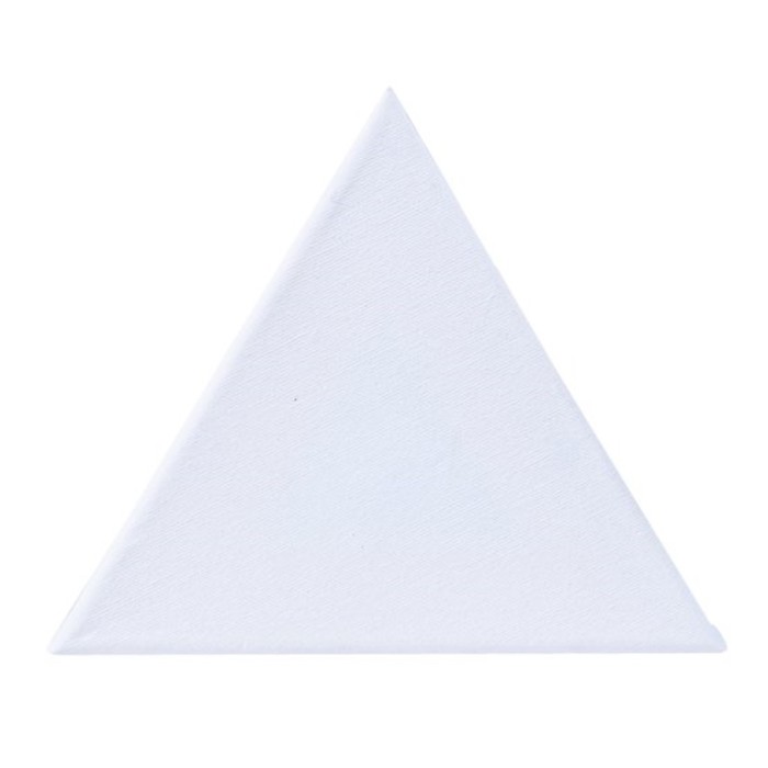 Холст на подрамнике хлопок 100%, треугольный 20 см, ЗХК "Сонет", акриловый грунт, среднее зерно, 280 г/м2, 233212126
