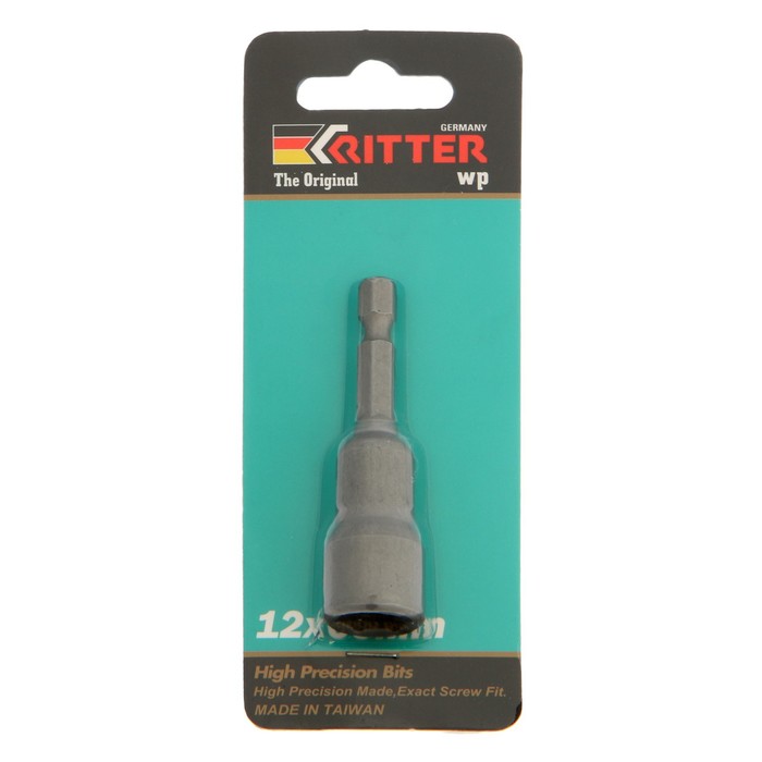 Бита с торцевой головкой Ritter WP PS20141265, с магнитом, сталь CrV, 12 х 65 мм - фото 18572080