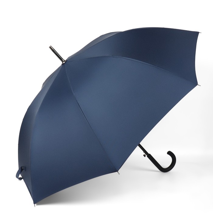 Зонт автоматический «Вечер», 3 сложения, 8 спиц, R=55 см, цвет синий