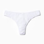 Трусы женские стринги, цвет белый (Bianco), размер 46 (M) 9878059