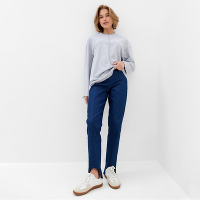 Лонгслив женский MINAKU: Basic line, серый, размер 50