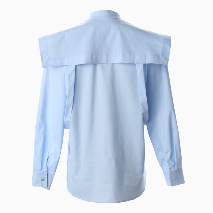 Блузка женская MINAKU: Casual Collection цвет голубой, р-р 44