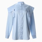 Блузка женская MINAKU: Casual Collection цвет голубой, р-р 52 9781757 - фото 10998620