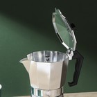 Кофеварка гейзерная Доляна Alum, на 6 чашек, 300 мл - Фото 3