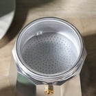 Кофеварка гейзерная Доляна Alum, на 6 чашек, 300 мл - Фото 5