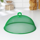 Крышка - сетка для продуктов Доляна «Вкус», d=30 см, зелёная - Фото 1