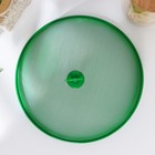 Крышка - сетка для продуктов Доляна «Вкус», d=30 см, зелёная - Фото 2