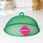 Крышка - сетка для продуктов Доляна «Вкус», d=30 см, зелёная - Фото 5