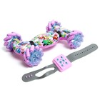 Машинка-перевёртыш HYPER SKIDDING, с управлением жестами, цвет розовый - Фото 1