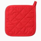 Набор кухонный «Доляна. Снегирь»: варежка 20×28 см, прихватка 17×17 см, 35% хлопок, 65% п/э - фото 45458352