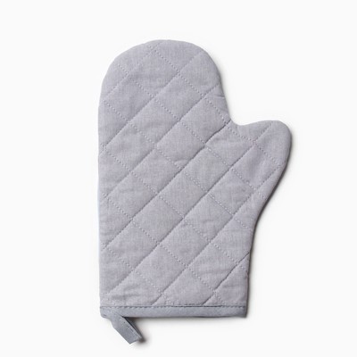 Варежка-прихватка Доляна "Чаепитие в лесу" 20х28 см, 35% хл, 65% пэ, ватин 250 г/м2