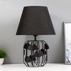 Настольная лампа «Азария» E27 40 Вт черный 27×27×42 см RISALUX - Фото 1