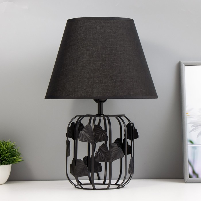 Настольная лампа «Азария» E27 40 Вт черный 27×27×42 см RISALUX - Фото 1