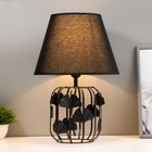 Настольная лампа «Азария» E27 40 Вт черный 27×27×42 см RISALUX - Фото 2