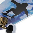 Люстра "Скейтбордист" LED 32Вт 3000-6000К+7 цветов подсветка 60х20х7 см BayerLux - фото 22514464