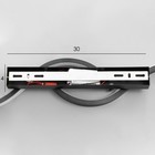 Бра "Сейша" LED 13Вт 6000К чёрный 60х8 см 9550673 - фото 11342044 Бра "Сейша" LED 13Вт 6000К чёрный 60х8 см 9550673 - фото 11342044