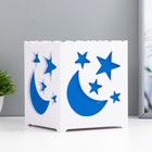 Ночник «Звездный» LED от батареек 3хААА USB синий 15×15×15 см RISALUX - Фото 1