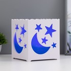 Ночник «Звездный» LED от батареек 3хААА USB синий 15×15×15 см RISALUX - Фото 2