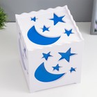 Ночник «Звездный» LED от батареек 3хААА USB синий 15×15×15 см RISALUX - Фото 3