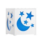 Ночник «Звездный» LED от батареек 3хААА USB синий 15×15×15 см RISALUX - Фото 8