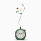 Часы - будильник с подсветкой "Полумесяц" детские, 2 режима, циферблат d-9 см, 9.8 х 31.5 см - фото 319764565
