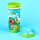 Бутылочка детская «Ми-Ми-Мишки», 400 мл., с петлей, цвет зеленый - Фото 4