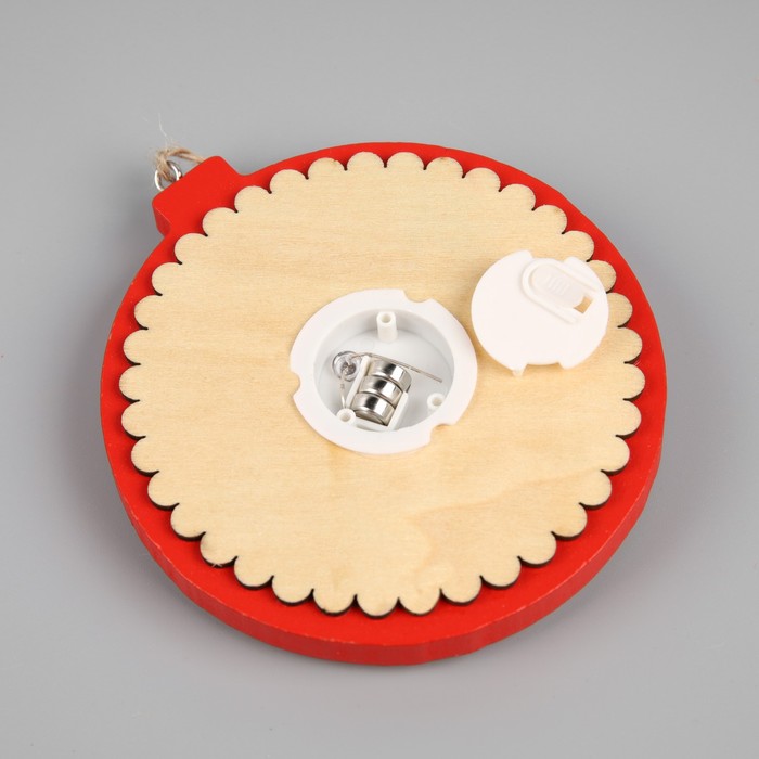Ёлочная игрушка «Щелкунчик», от батареек, свечение тёплое белое - фото 1928245533
