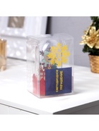 Светодиодная фигура под куполом «Оленёнок» 6×9.5×6 см, дерево, батарейки LR1130×3 (в комплекте), свечение тёплое белое - фото 119635074