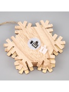 Ёлочная игрушка «Дед Мороз с подарками», 15.5 см, 1 LED, от батареек, свечение тёплое белое - Фото 6