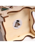 Светодиодная фигура «Снеговик в лесу» 11×23×11 см, дерево, батарейки LR1130×3 (в комплекте), свечение тёплое белое - фото 63076926