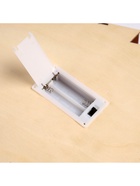 Светодиодная фигура «Дед Мороз» 29.5×45×7 см, дерево, батарейки AAAх2 (не в комплекте), свечение тёплое белое - фото 119635096