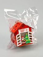 Ёлочная игрушка «Дед Мороз у ёлки», 8×7×6 см, 1 LED, от батареек, свечение тёплое белое - Фото 8