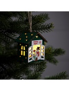 Ёлочная игрушка «Два снеговика», 8×7×6 см, 1 LED, от батареек, свечение тёплое белое - Фото 4