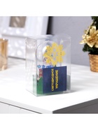 Светодиодная фигура под куполом «Снегурочка» 6×10×6 см, дерево, батарейки LR1130×3 (в комплекте), свечение тёплое белое - фото 63183620