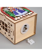 Ёлочная игрушка «Домик со Снегурочкой», 14.5×11×8.5 см, 1 LED, от батареек, свечение тёплое белое - Фото 6