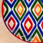 Ляган круглый Риштанская керамика 28см, Атлас - Фото 3