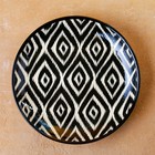 Ляган круглый Риштанская керамика 28см, Атлас - фото 10832978